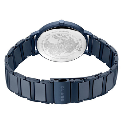 Bering Ceramic Blue Dial Men 39mm