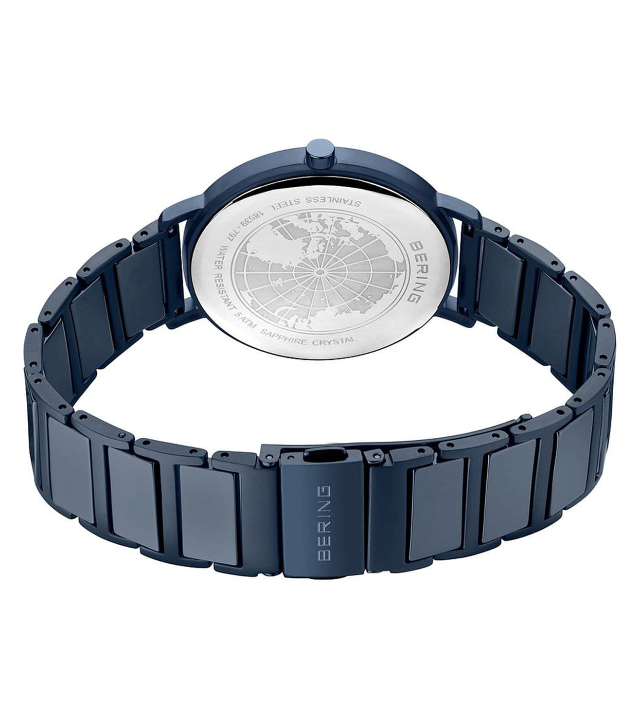 Bering Ceramic Blue Dial Men 39mm