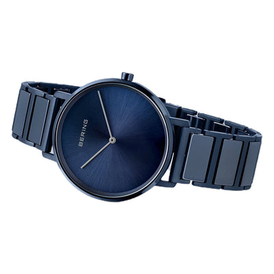Bering Ceramic Blue Dial Men 39mm