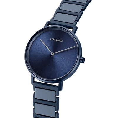 Bering Ceramic Blue Dial Men 39mm