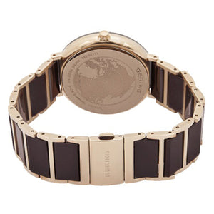 Bering Ceramic Brown Dial Women 35mm
