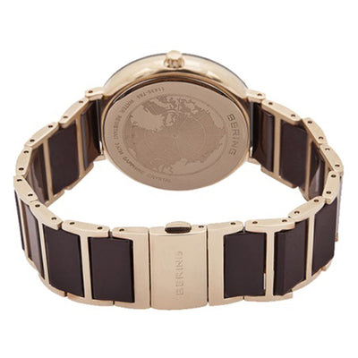 Bering Ceramic Brown Dial Women 35mm