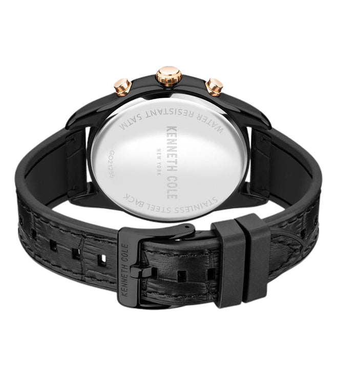 Kenneth Cole Analog Black Dial Men 44mm