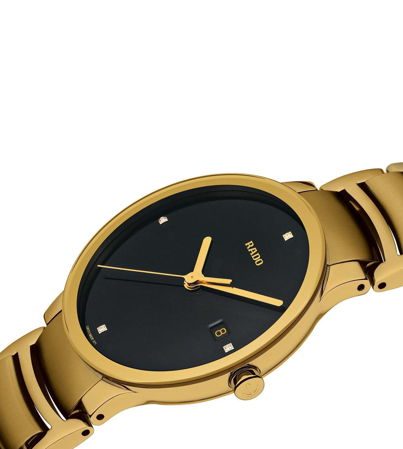 Rado Centrix Black Dial Unisex 38mm