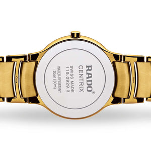 Rado Centrix Black Dial Unisex 38mm