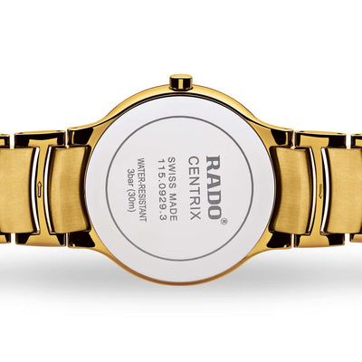 Rado Centrix Black Dial Unisex 38mm