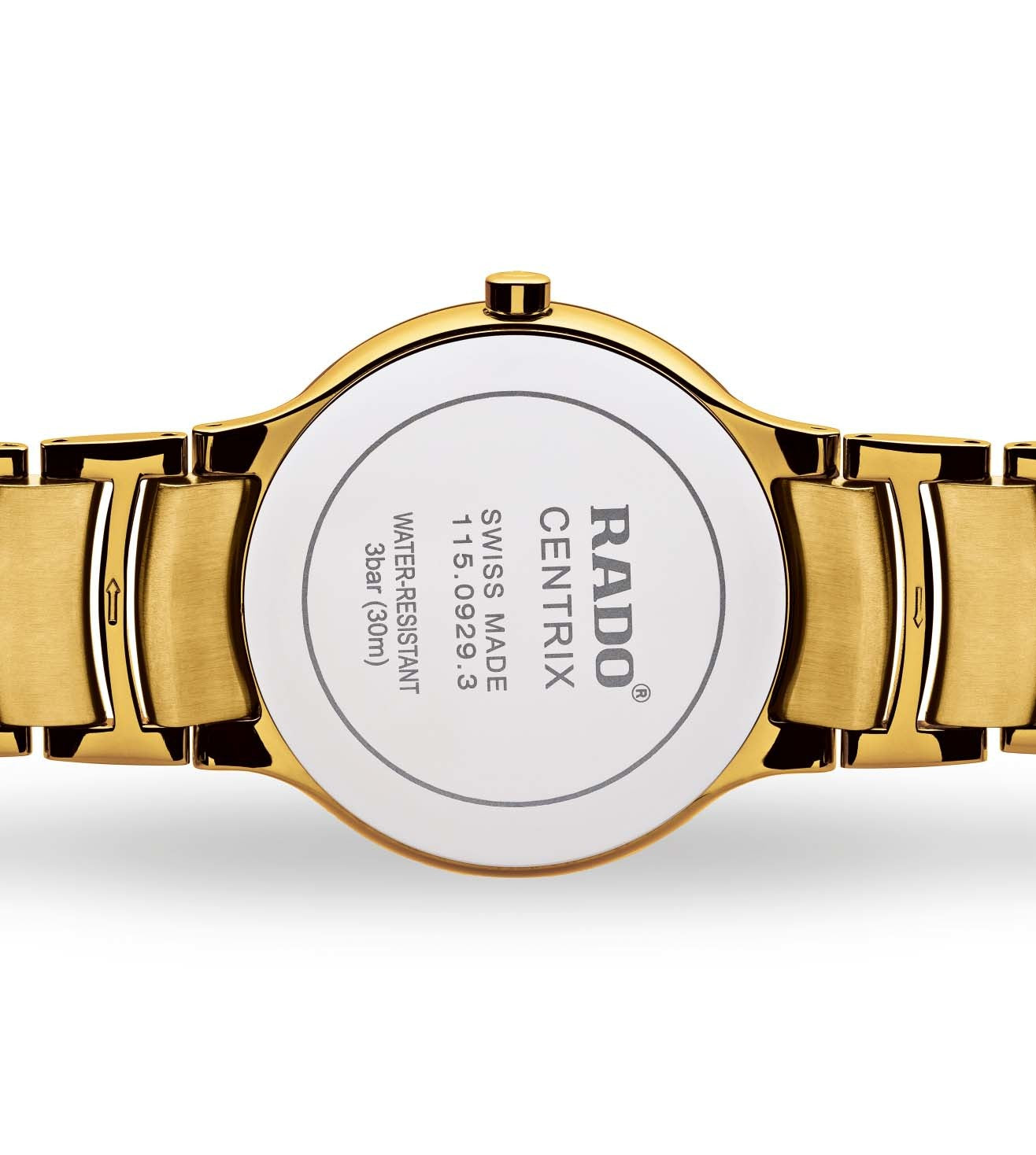 Rado Centrix Black Dial Unisex 38mm