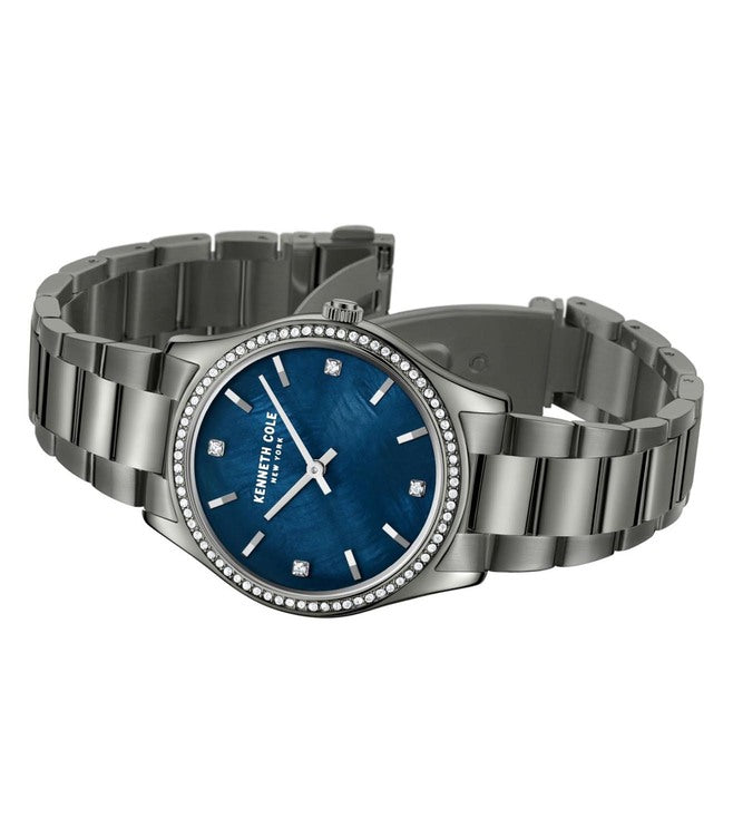 Kenneth Cole Analog Blue Dial Women 34mm