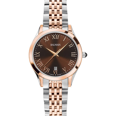 Balmain Classic R Lady Brown Dial Women 34mm