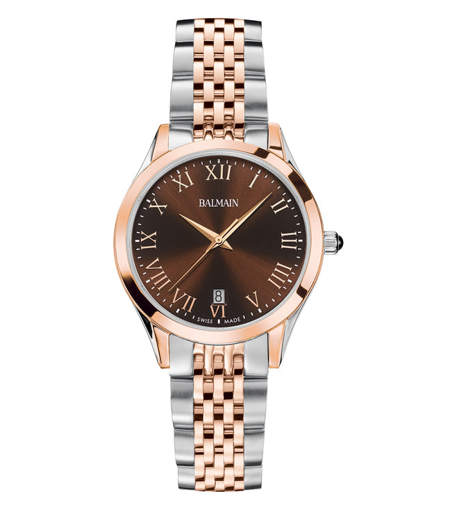Balmain Classic R Lady Brown Dial Women 34mm