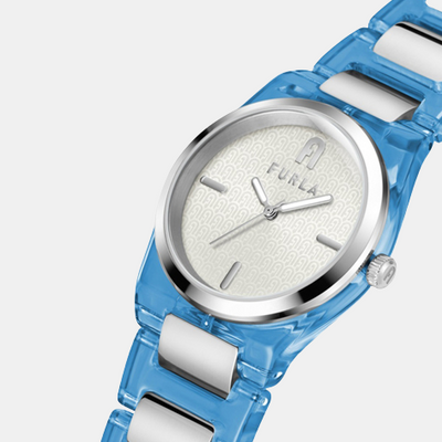 Furla Athleisure Women Quartz Silver Dial Analog Stainless Steel Watch WW00028007L1