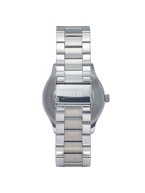 Helix Analog Men 45.5mm Black Dial