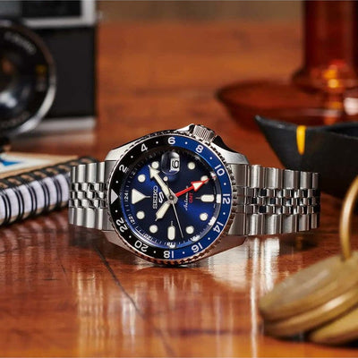 Seiko 5 Sports Blueberry Blue Dial Men 42.5mm