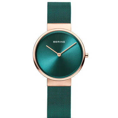 Bering Classic Green Dial Women 31mm