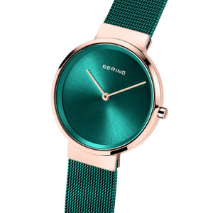 Bering Classic Green Dial Women 31mm