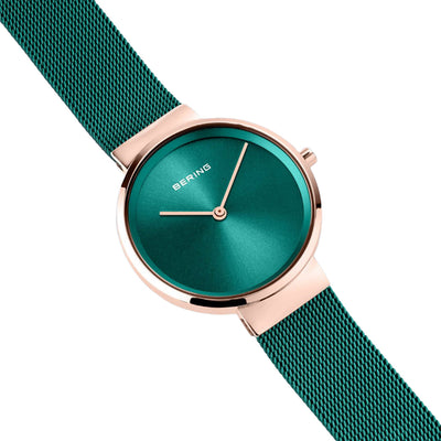 Bering Classic Green Dial Women 31mm