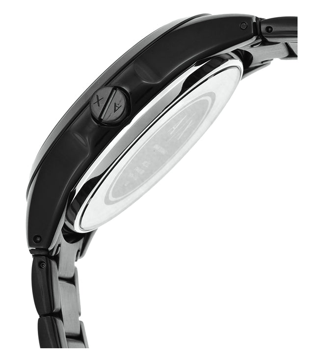 Armani Exchange Hampton  Black Dial Men 45mm