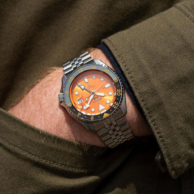 Seiko 5 Sports Mikan Orange Orange Dial Men 42.5mm