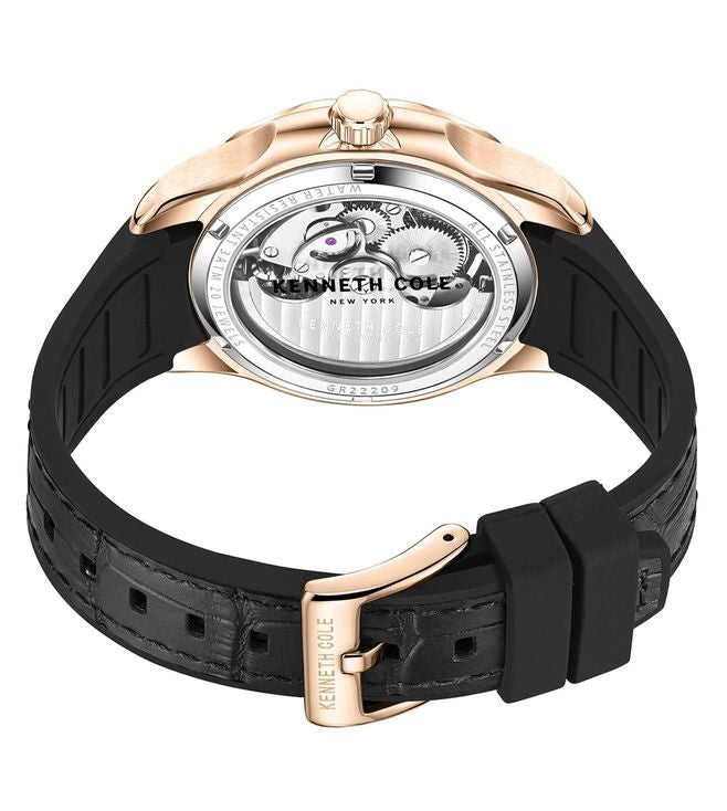 Kenneth Cole Automatic Black Dial Men 44mm