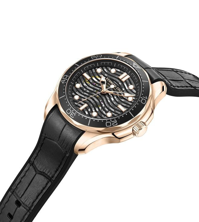 Kenneth Cole Automatic Black Dial Men 44mm
