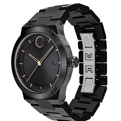 Movado Bold Fusion Black Dial Men 42.3mm