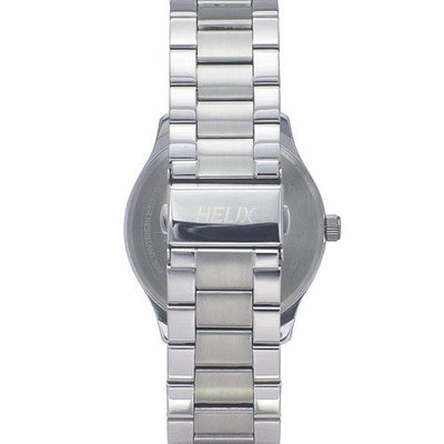 Helix Analog Men Silver Stainless Steel