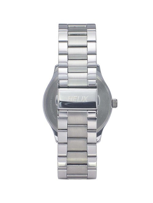 Helix Analog Men Silver Stainless Steel