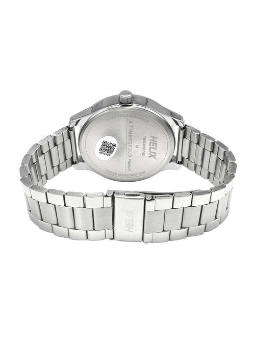 Helix Analog Men Silver Stainless Steel