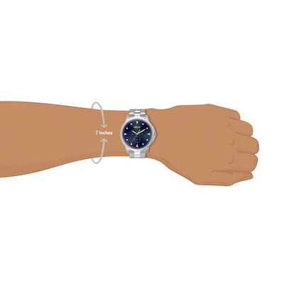 Helix Men Silver Stainless Steel Strap