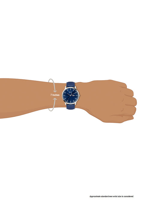 Helix Analog Men Blue Dial