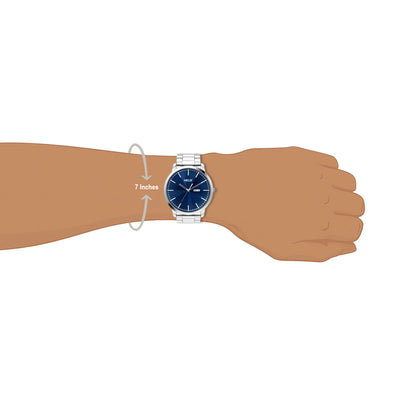 Helix Analog Men Blue & Silver