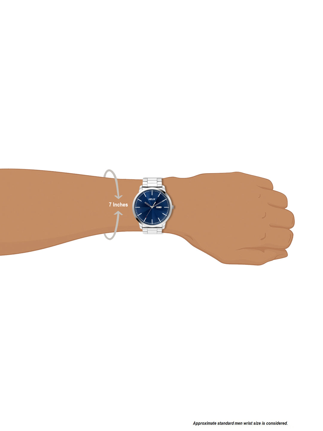 Helix Analog Men Blue & Silver