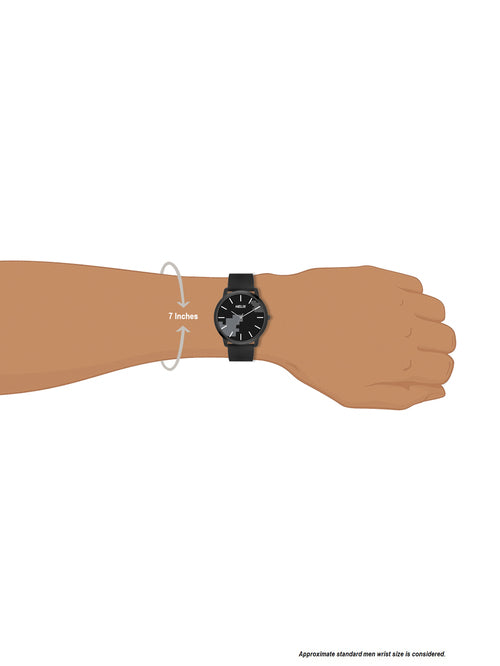 Helix Analog Men Black Silicone