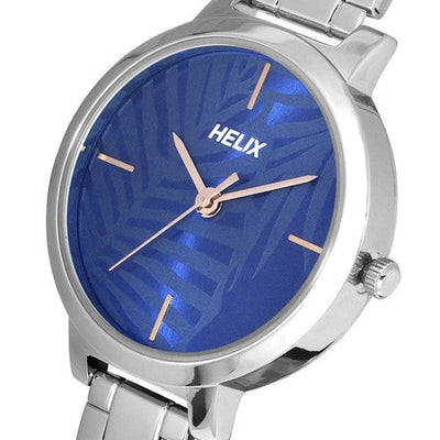 Helix Analog Women Blue & Silver
