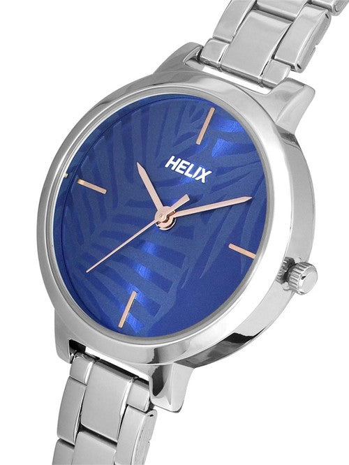 Helix Analog Women Blue & Silver