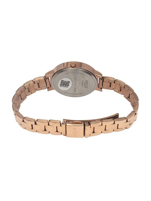 Helix Women Rose Gold Stainless Steel