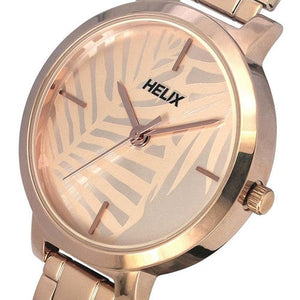 Helix Women Rose Gold Stainless Steel