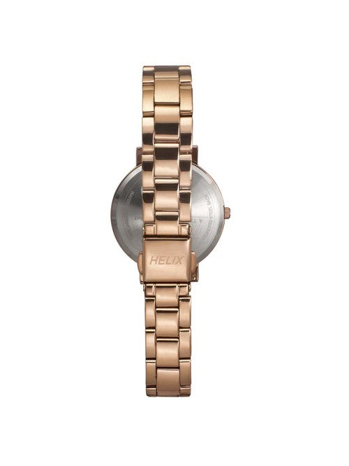 Helix Women Rose Gold Stainless Steel