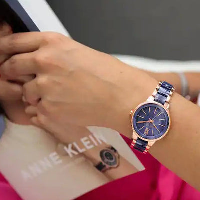 Anne Klein Trend Blue Dial Women 43mm