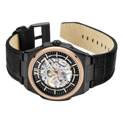 Kenneth Cole Mechanical Black Dial Men 43mm
