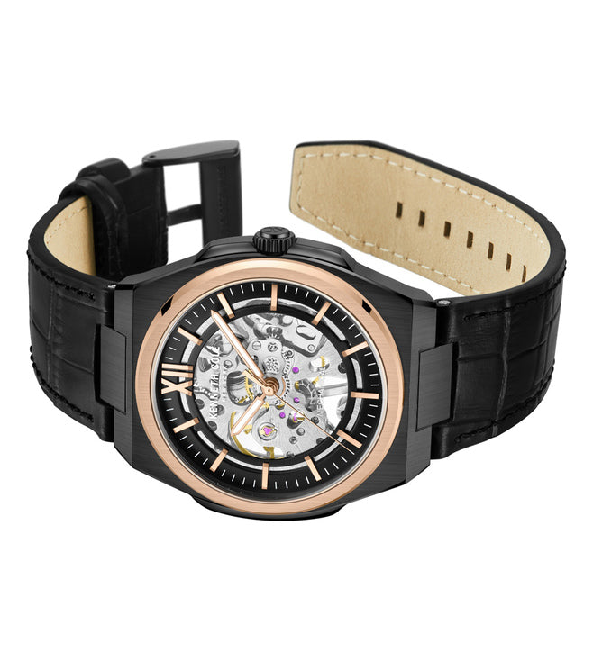 Kenneth Cole Mechanical Black Dial Men 43mm