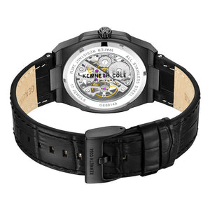 Kenneth Cole Mechanical Black Dial Men 43mm