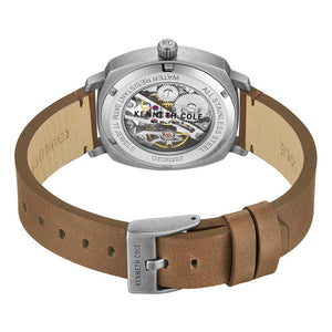 Kenneth Cole Mechanical Hand Wound Silver Dial Men 39mm