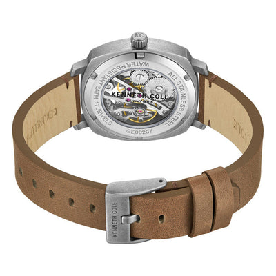 Kenneth Cole Mechanical Hand Wound Silver Dial Men 39mm