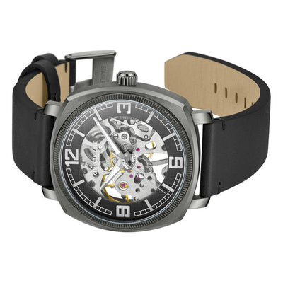 Kenneth Cole Mechanical Hand Wound Black Dial Men 39mm