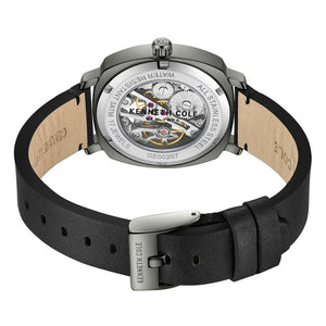 Kenneth Cole Mechanical Hand Wound Black Dial Men 39mm