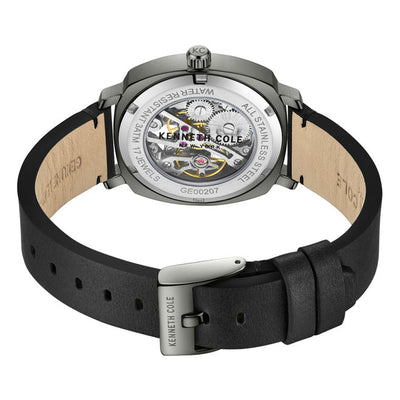 Kenneth Cole Mechanical Hand Wound Black Dial Men 39mm