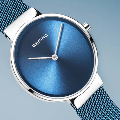 Bering Classic Blue Dial Women 31mm