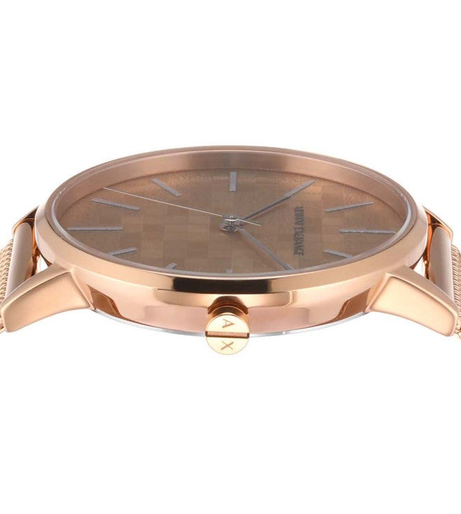 Armani Exchange Analog Rose Gold Dial Women 36mm