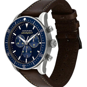 Movado Calendoplan Blue Dial Men 42mm